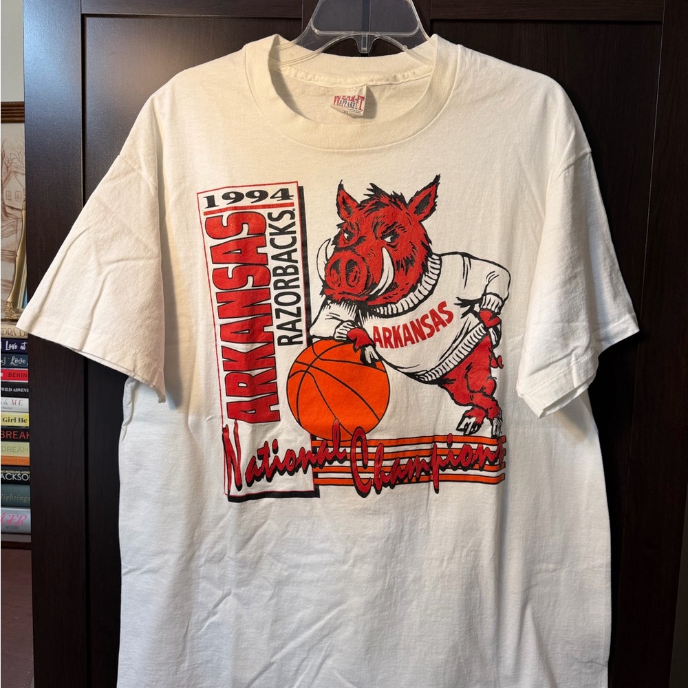 Vintage Arkansas Razorbacks 1994 National Champions T-Shirt